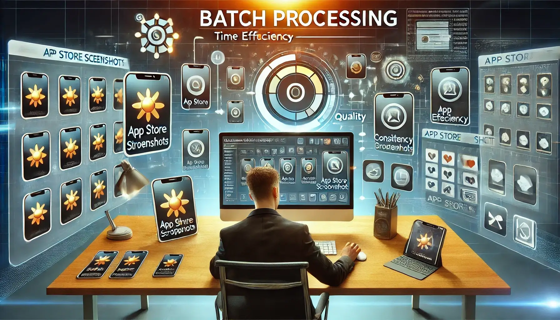 Batch processing is a game-changer for app developers, enabling efficient, consistent, and high-quality creation of app store screenshots with minimal effort.